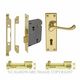 FRENCH DOOR LOCK KITS POLISHED BRASS