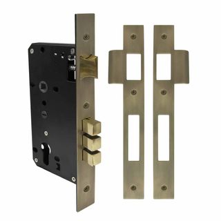 LOCKS ROMAN BRASS