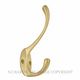 HAT-COAT & ROBE HOOKS MATT SATIN BRASS