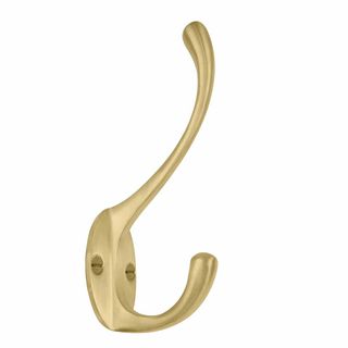 HAT-COAT & ROBE HOOKS MATT SATIN BRASS