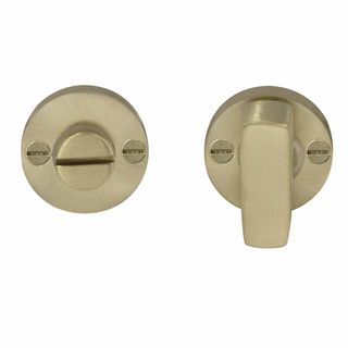 PRIVACY TURNS UNLACQUERED SATIN BRASS