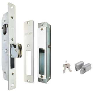 SHORT BACKSET DEADBOLTS SATIN CHROME