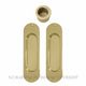 SLIDING DOOR HARDWARE UNLACQUERED BRASS