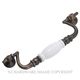 CABINET DROP HANDLES CERAMIC-PORCELAIN