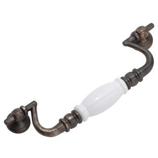 CABINET DROP HANDLES CERAMIC-PORCELAIN