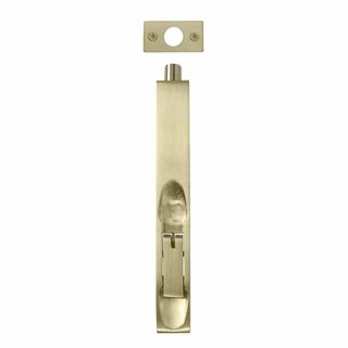 FLUSH BOLTS UNLACQUERED SATIN BRASS