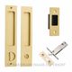 SLIDING DOOR PRIVACY SETS BRUSHED GOLD