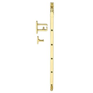 CASEMENT STAYS POLISHED BRASS