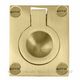 FLUSH RINGS MATT SATIN BRASS