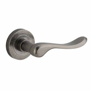 DOOR FURNITURE DISTRESSED NICKEL