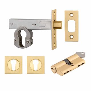 DEADBOLTS BRUSHED BRASS