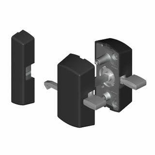 SLIDING POOL LATCH BLACK