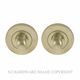 DOUBLE TURN SETS UNLACQUERED SATIN BRASS