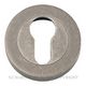 EURO CYLINDER ESCUTCHEONS DISTRESSED NICKEL