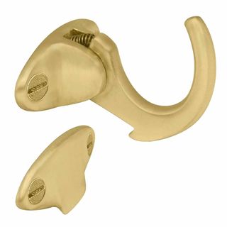 WINDOW SPUR FASTENERS MATT SATIN BRASS