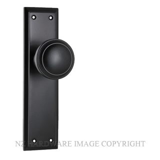 TRADCO 6450 BLK MILTON KNOB LATCH MATT BLACK