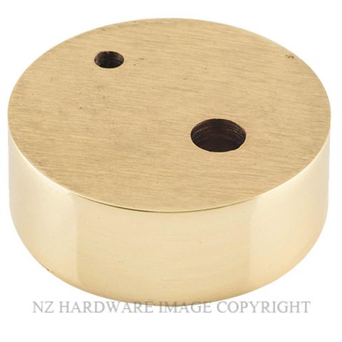 TRADCO 9843 PB SPACER TO SUIT DOOR STOP OVAL POLISHED BRASS