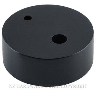 TRADCO 9846 BLK SPACER TO SUIT DOOR STOP OVAL MATT BLACK