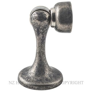 TRADCO 6995 RN DOOR STOP MAGNETIC RUMBLED NICKEL