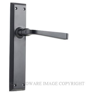 TRADCO 9626 BLK MENTON LEVER LATCH MATT BLACK