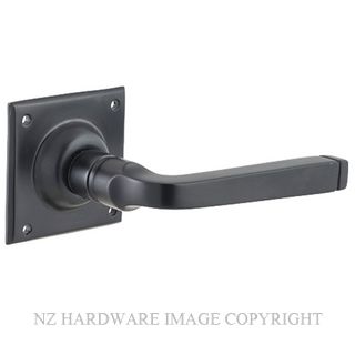 TRADCO 9628 BLK MENTON LEVER ON SQ ROSE MATT BLACK