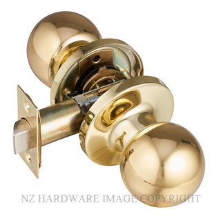 SCHLAGE REGENT RDPASSP R10 DENVER PASSAGE LATCH VIS PACK POLISHED BRASS