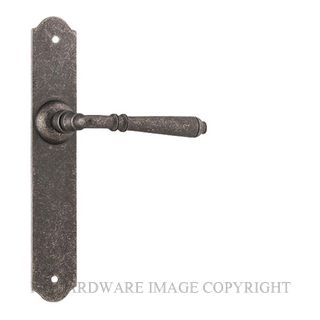 TRADCO 6357 RN REIMS LEVER LATCH RUMBLED NICKEL