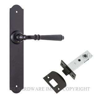 TRADCO 9620 BLK REIMS LEVER LATCH KIT MATT BLACK