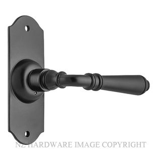 TRADCO 9622 BLK REIMS LEVER LATCH MATT BLACK
