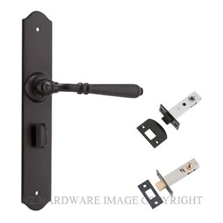 TRADCO 9620P BLK REIMS LEVER PRIVACY KIT MATT BLACK