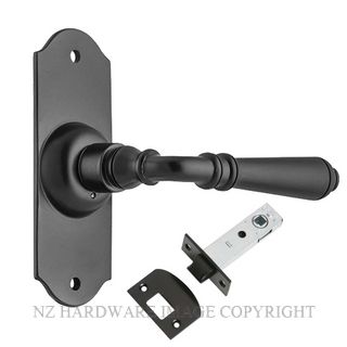 TRADCO 9622 BLK REIMS LEVER LATCH KIT MATT BLACK