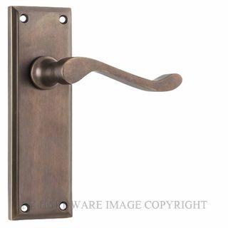 TRADCO 9709 AB CAMDEN LEVER LATCH ANTIQUE BRASS