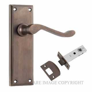 TRADCO 9709 AB CAMDEN LEVER LATCH KIT ANTIQUE BRASS