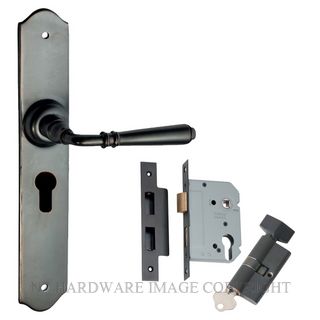 TRADCO 0746E AC REIMS LEVER EURO KIT ANTIQUE COPPER