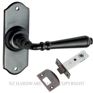 TRADCO 0748 AC REIMS LEVER LATCH KIT ANTIQUE COPPER