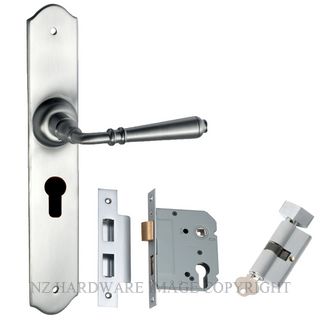 TRADCO 0749E SC REIMS LEVER EURO KIT SATIN CHROME