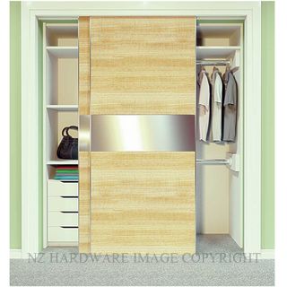 BRIO WD50 12 12 WARDROBE DOUBLE TRACK KIT 1200MM