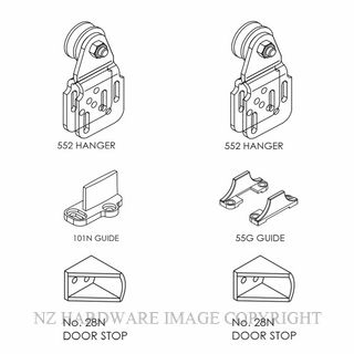 BRIO WS50-1PK PACK SINGLE DOOR FITTINGS PACK