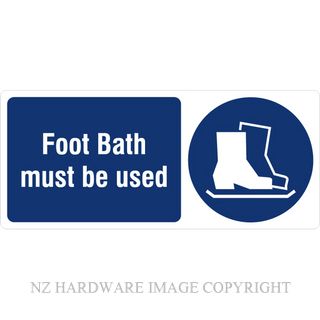 DENEEFE BA9 FOOT BATH MUST BE USED PVC