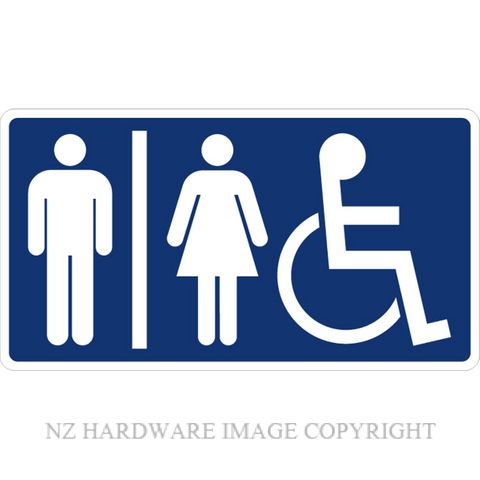 DENEEFE DNM29 MALE FEMALE PARA PICTOGRAM 220X120 SIGN