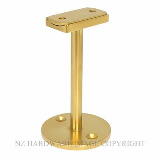 DW 1030 100 FB HANDRAIL SUPPORT POLISHED BRASS