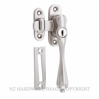 TRADCO 9805 SN LOCKING TEARDROP FASTENER RH SATIN NICKEL