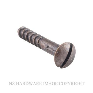 TRADCO TCSCAC19 AC DOMED HEAD SCREW 19X5 GAUGE ANTIQUE COPPER