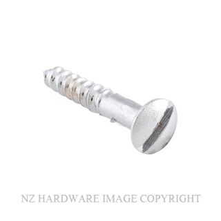 TRADCO SCCP19 - SCCP25 SLOT HEAD SCREWS CHROME PLATE