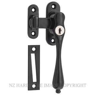 TRADCO 9641 BLK LOCKING TEARDROP FASTENER RH MATT BLACK