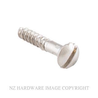 TRADCO SCPN19 PN DOMED HEAD SCREW 19X5 GAUGE POLISHED NICKEL