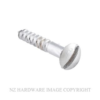 TRADCO SCSC19 - SCSC25 SLOT HEAD SCREWS SATIN CHROME