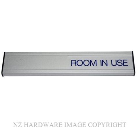 DENEEFE DNSDS200 SINGLE SLIDER SIGN 200MM "Room In Use"