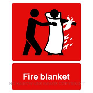 DENEEFE DNR115L FIRE BLANKET 480X600MM PVC