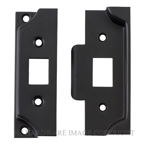 TRADCO 9557 BLK REBATE KIT FOR TUBE LATCH MATT BLACK